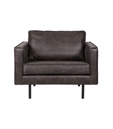 Fauteuil Rodéo Cuir Black