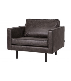 Fauteuil Rodéo Cuir Black