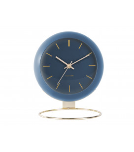 Horloge XL Globe Bleue Karlsson H.24,5cm 2