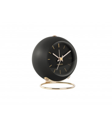 Horloge Globe Noir Karlsson H.10,5cm