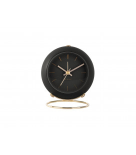 Horloge Globe Noir Karlsson H.10,5cm 2