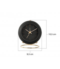 Horloge Globe Noir Karlsson H.10,5cm