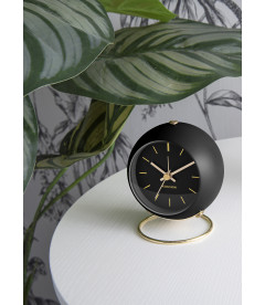 Horloge Globe Noir Karlsson H.10,5cm