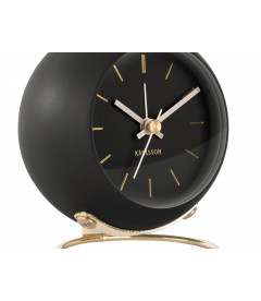 Horloge Globe Noir Karlsson H.10,5cm