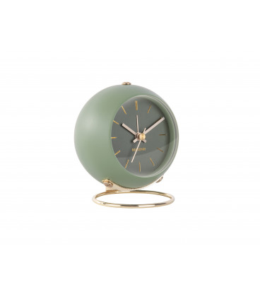 Horloge Globe Vert Mousse Karlsson H.10,5cm