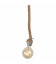 Lampe Corde + Ampoule LED Globe Edison Filament H17.5cm