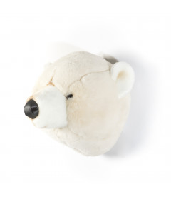 Trophée Peluche Ours Blanc Basile Wild & Soft