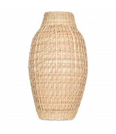 Vase Hugo en Bambou Hauteur 34 cm