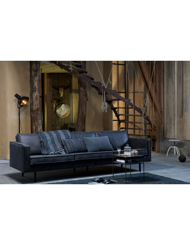 Lampadaire Spotlight 167cm Métal Brossé NoirWOOOD by De Eekhoorn