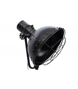 Lampadaire Spotlight 167cm Métal Brossé NoirWOOOD by De Eekhoorn 2