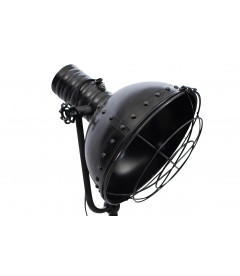 Lampadaire Spotlight 167cm Métal Brossé NoirWOOOD by De Eekhoorn Lampadaire Spotlight 167cm Métal Brossé NoirWOOOD by De Eekhoorn