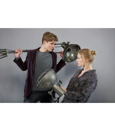 Lampadaire Spotlight 167cm Métal AluWOOOD by De Eekhoorn