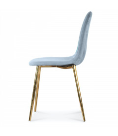 Lot de 2 Chaises Josef Gulde Velours Cobalt Lot de 2 Chaises Josef Gulde Velours Cobalt