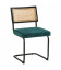 Chaise Danny Cannage Bleu Canard