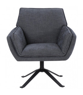 Fauteuil Coventry Chiné Pétrole