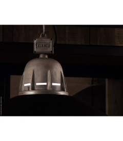 Suspension Torr XL Noir et Gris Ø68cm