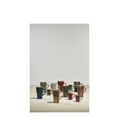 Set de 4 Tasses Expresso Dark Rose Motif Arbre Set de 4 Tasses Expresso Dark Rose Motif Arbre