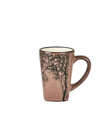 Set de 4 Tasses Expresso Dark Rose Motif Arbre