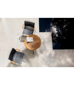 Chaise Accoudoirs Bambou Click Noir Chaise Accoudoirs Bambou Click Noir