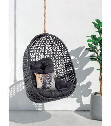 Fauteuil Dido Oeuf Suspendu Noir - Outdoor