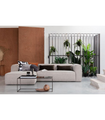 Canapé d'Angle Gauche Bean en Tissu Gris ClairWOOOD by De Eekhoorn