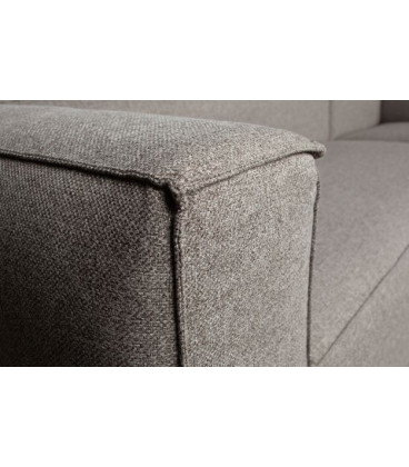 Canapé d'Angle Droit Bean en Tissu Gris ClairWOOOD by De Eekhoorn