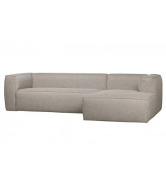 Canapé d'Angle Droit Bean en Tissu Gris ClairWOOOD by De Eekhoorn Canapé d'Angle Droit Bean en Tissu Gris ClairWOOOD by De Eekhoorn