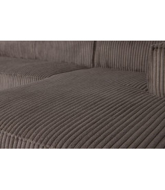 Canapé d'Angle Droit Bean Côtelé MarronWOOOD by De Eekhoorn Canapé d'Angle Droit Bean Côtelé MarronWOOOD by De Eekhoorn