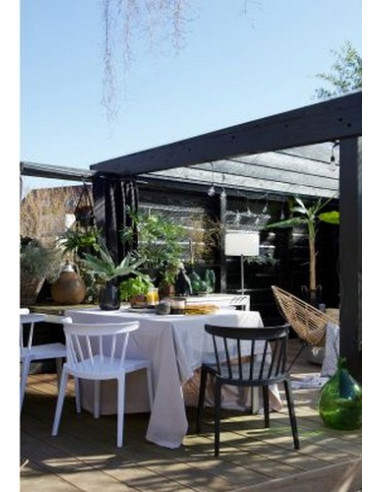 Chaise Bliss Noir OutdoorWOOOD by De Eekhoorn