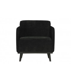 Fauteuil Statement Côtelé AnthraciteWOOOD by De Eekhoorn Fauteuil Statement Côtelé AnthraciteWOOOD by De Eekhoorn