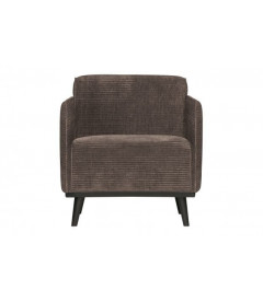 Fauteuil Statement Côtelé TaupeWOOOD by De Eekhoorn Fauteuil Statement Côtelé TaupeWOOOD by De Eekhoorn