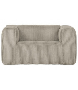 Fauteuil Bean Côtelé Naturel