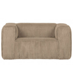 Fauteuil Bean Côtelé Travertin