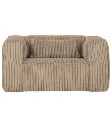 Fauteuil Bean Côtelé TravertinWOOOD by De Eekhoorn