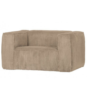 Fauteuil Bean Côtelé TravertinWOOOD by De Eekhoorn