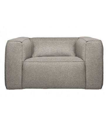 Fauteuil Bean Tissu Gris Clair