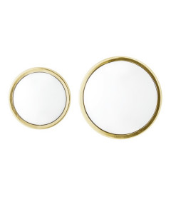 Lot de 2 Miroirs Sorcière Kawar Gold Lot de 2 Miroirs Sorcière Kawar Gold