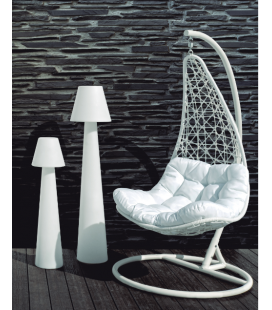 Fauteuil Dido Suspendu Blanc + Support - Outdoor