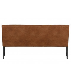 Banc Simon Cognac Cuir RecycléWOOOD by De Eekhoorn