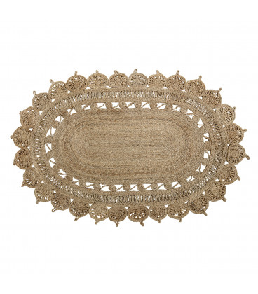 Tapis Kelvin Jute oval Bloomingville