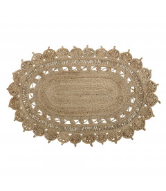 Tapis Kelvin Jute oval Bloomingville