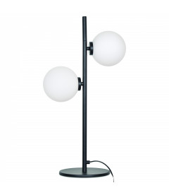 Lampe 2 Globes Edmond Noire