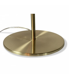 Lampe 2 Globes Edmond Dorée Lampe 2 Globes Edmond Dorée