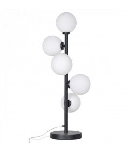 Lampe 5 Globes Edmond Noire