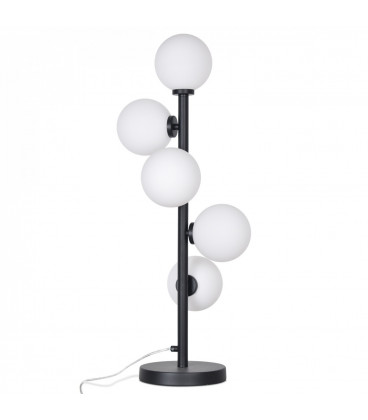 Lampe 5 Globes Edmond Noire