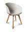 Chaise Scandinave Taupe + Coussin
