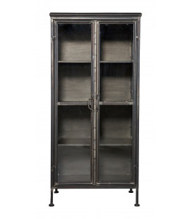 Bibliothèque Puristic Métal Noir