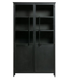 Vitrine Exhibit Métal NoirWOOOD by De Eekhoorn