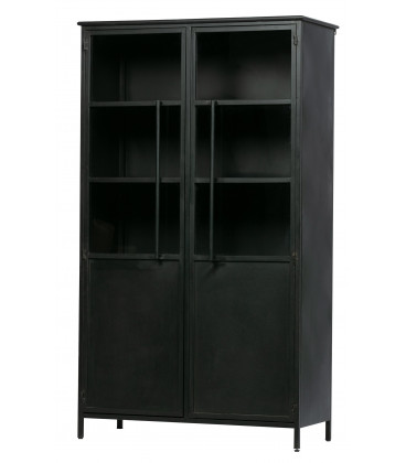 Vitrine Exhibit Métal NoirWOOOD by De Eekhoorn