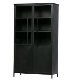 Vitrine Exhibit Métal NoirWOOOD by De Eekhoorn